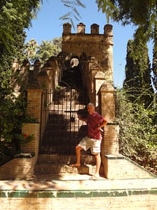 In the Royal Alcazar Seville.