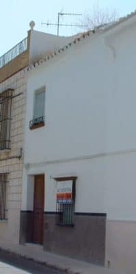 The Spanish town house property we bought in El Nacarino.