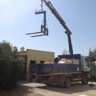 Brick delivery.