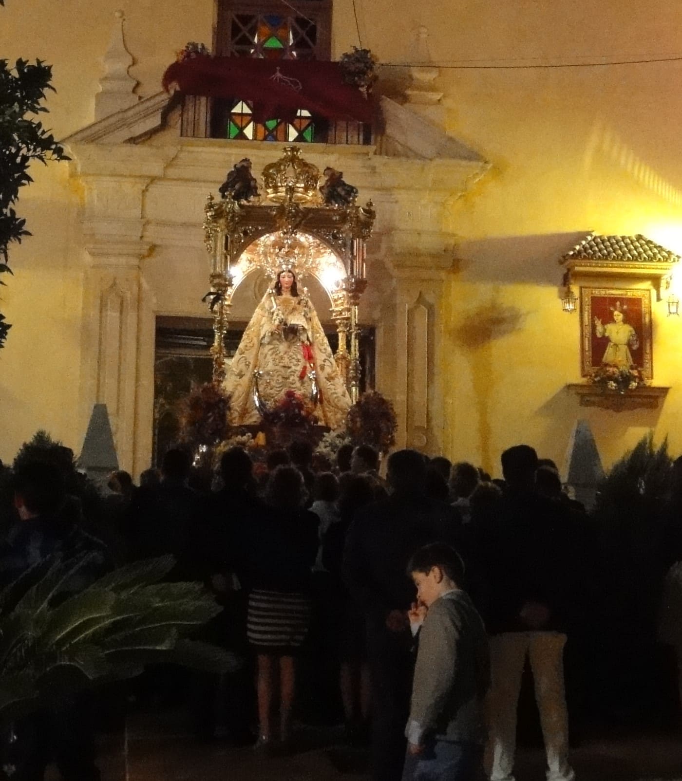 The virgin Mary.